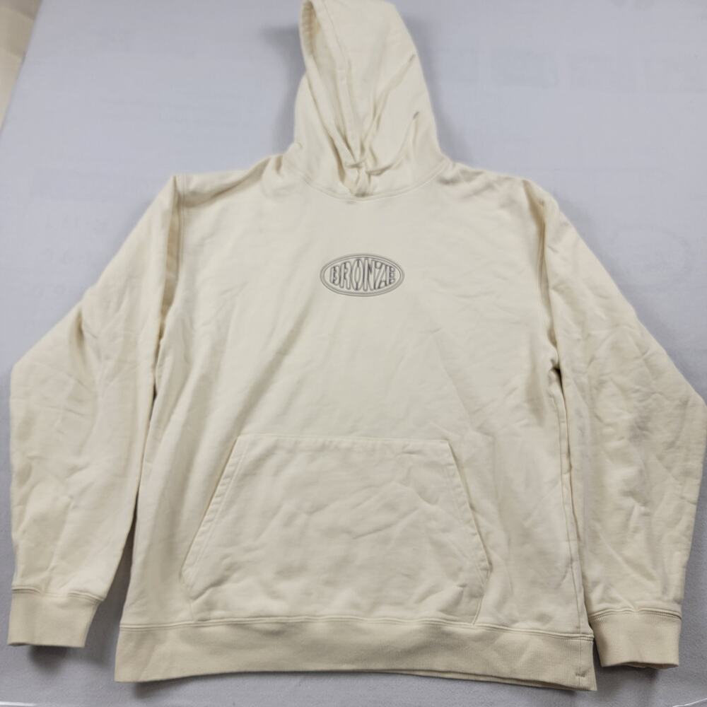 Bronze 56k Oval Hoodie Cream Sz XL (562)